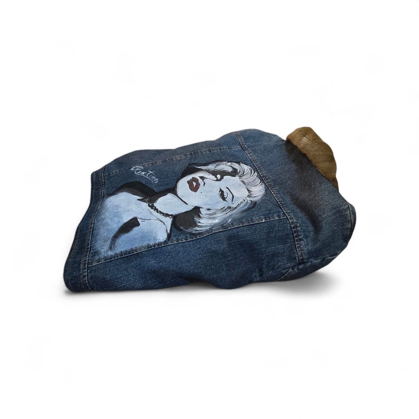 Giacca Dipinta a Mano – Marilyn Monroe (Icona Pop Art)