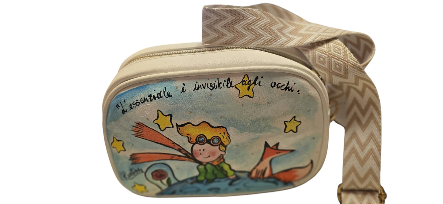Borsa Dipinta a Mano – Il Piccolo Principe
