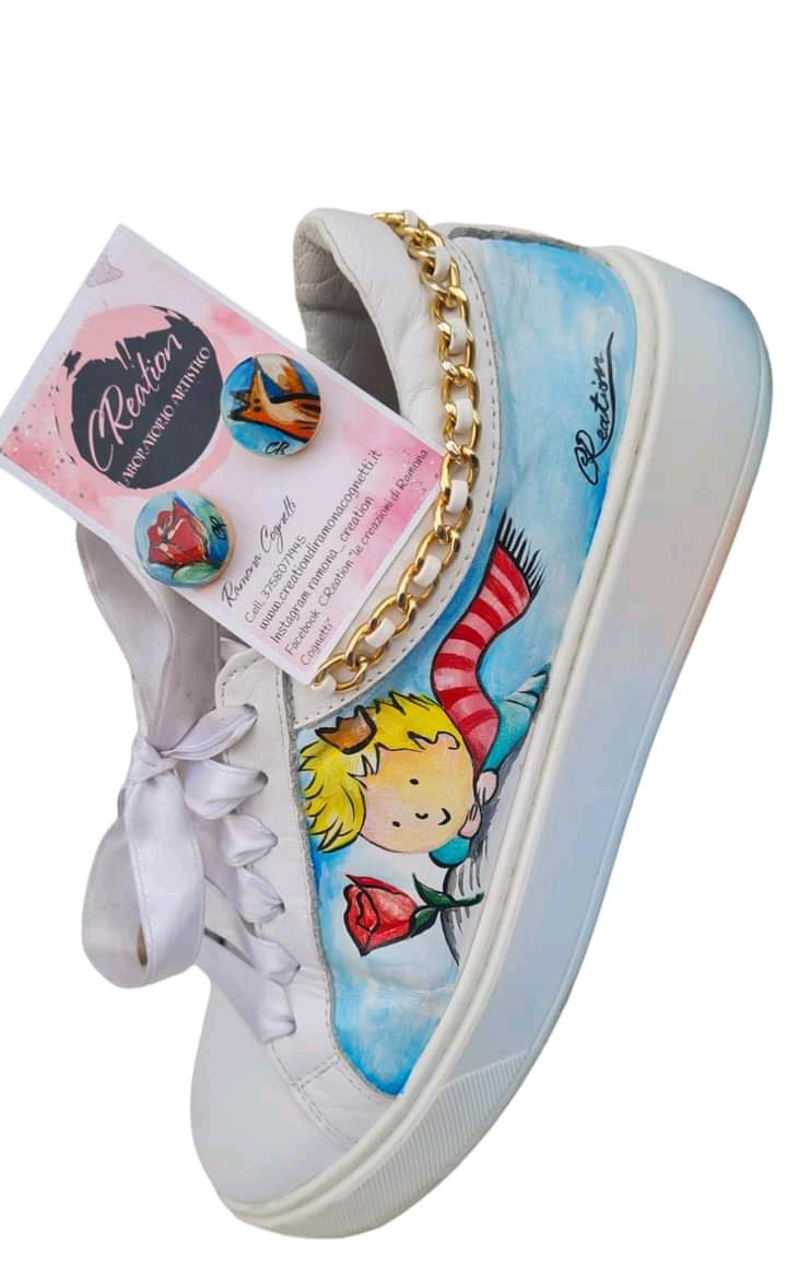 Custom nike-adidas ecc... Scarpe Dipinte a Mano – Design Unico & Su Misura