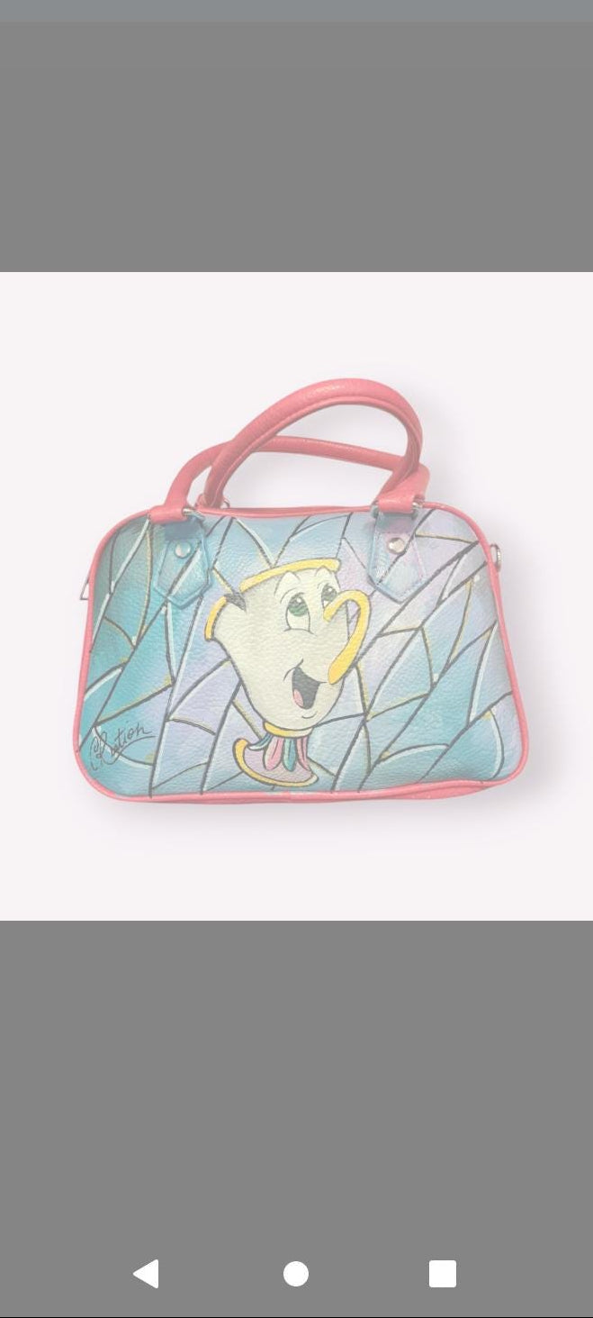 Chicco , Borsa dipinta a mano collezione la Bella e Bestia