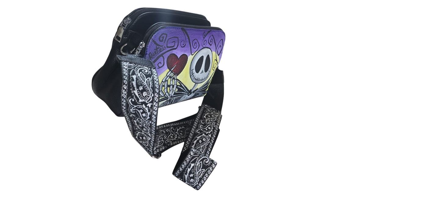 Borsa Dipinta a Mano – Jack Scheletron (Nightmare Before Christmas)