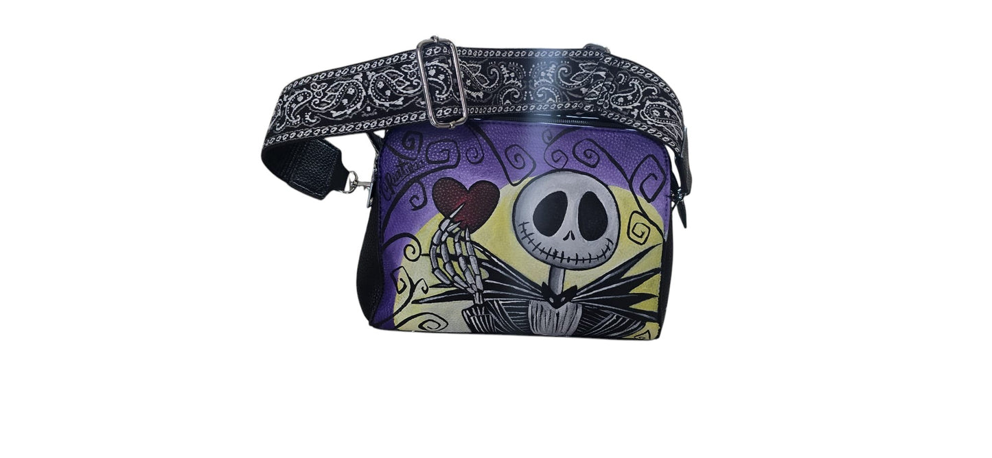 Borsa Dipinta a Mano – Jack Scheletron (Nightmare Before Christmas)