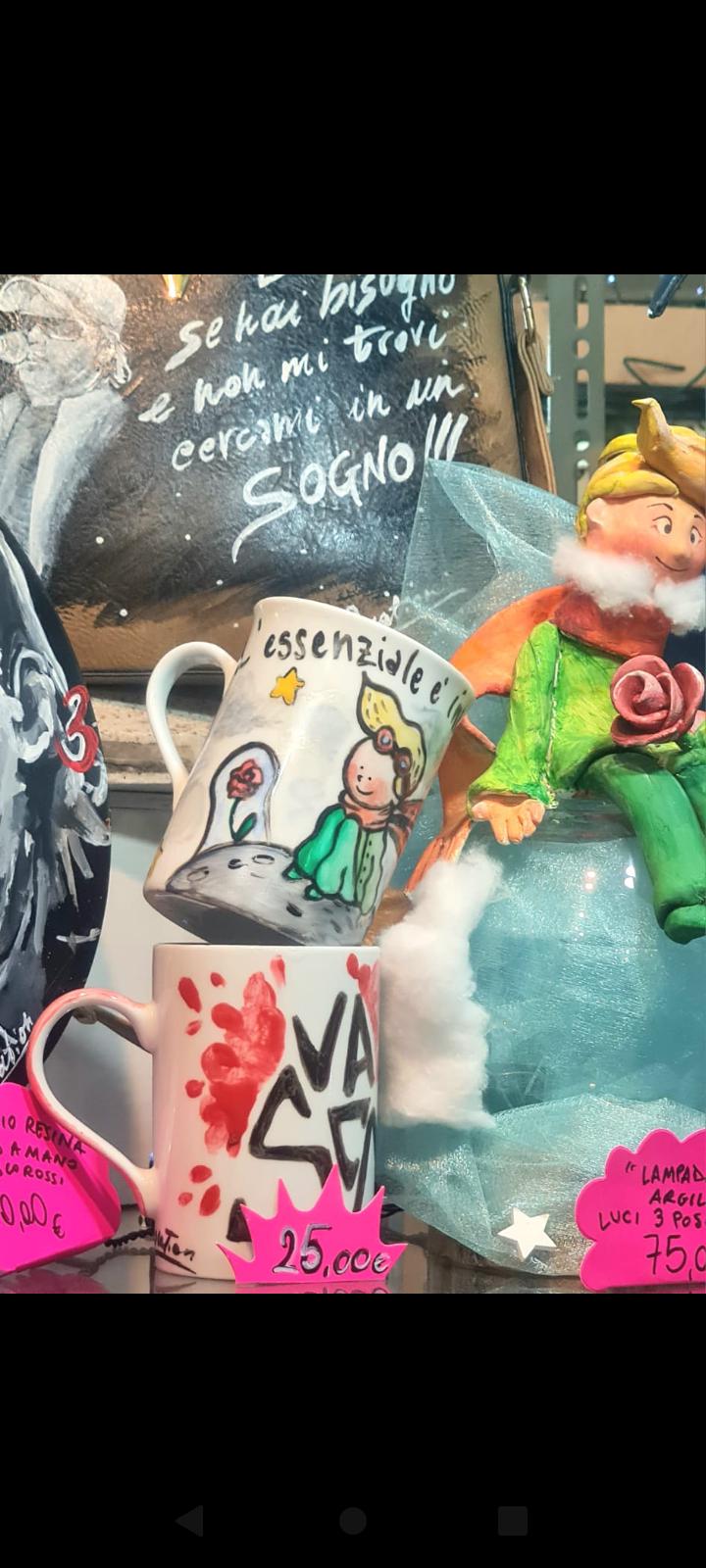 Tazze Dipinte a Mano – Personalizzabili con il Tuo Personaggio Preferito