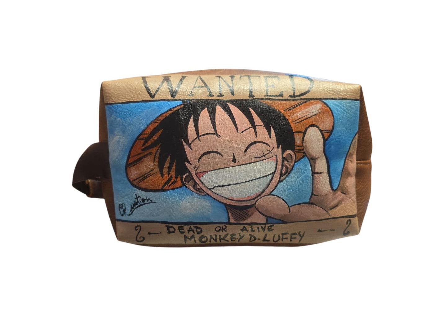 *Pochette Uomo One Piece – Luffy Rubber "Wanted" – Accessorio Anime Dipinto a Mano* --- *📄 Descrizione:* Pochette da uomo dipinta interamente a mano con soggetto principale *Luffy* di *One Piece* in versione *Rubber*, accompagnato dalla celebre scritta *"Wanted"*. Un pezzo unico per veri appassionati di anime e manga! ✔️ *Materiale*: ecopelle/pelle di alta qualità 🎨 *Colori*: acrilici professionali resistenti all’acqua e al tempo