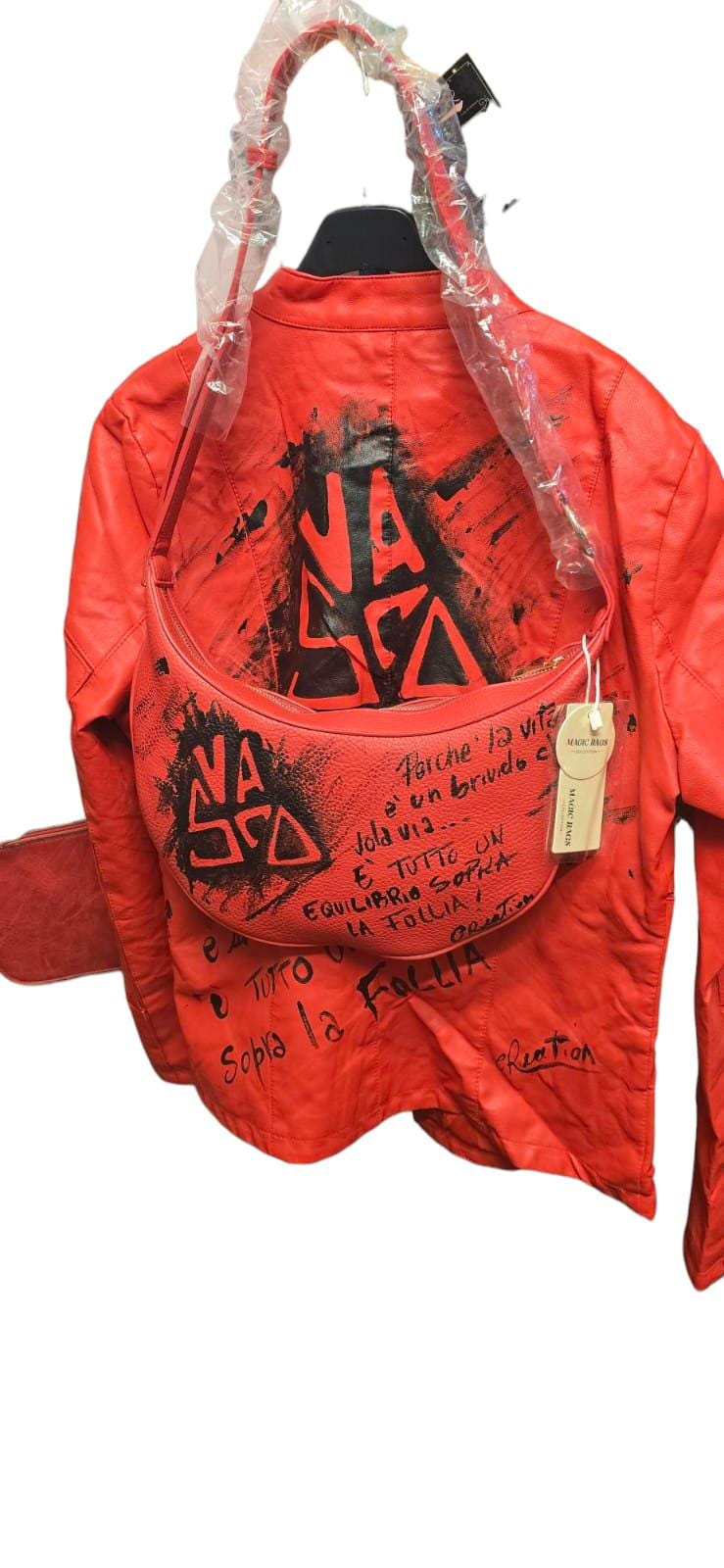 Vasco Rossi giacca dipinta a mano