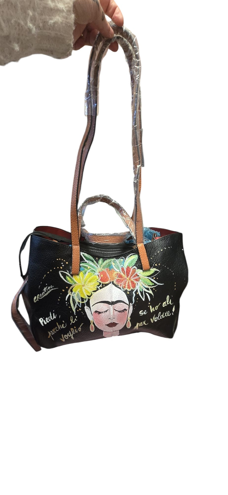 Borsa Dipinta a Mano – Frida Kahlo