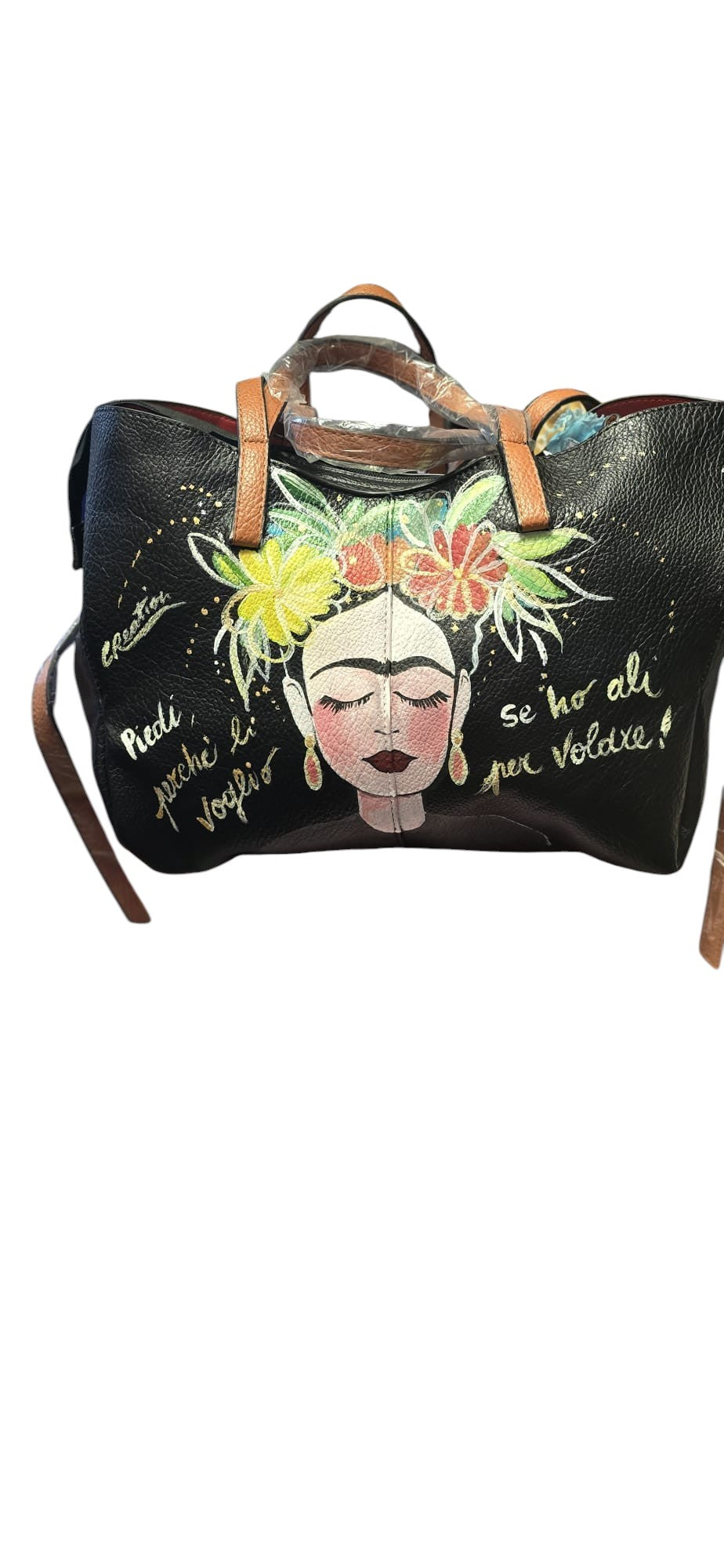 Borsa Dipinta a Mano – Frida Kahlo