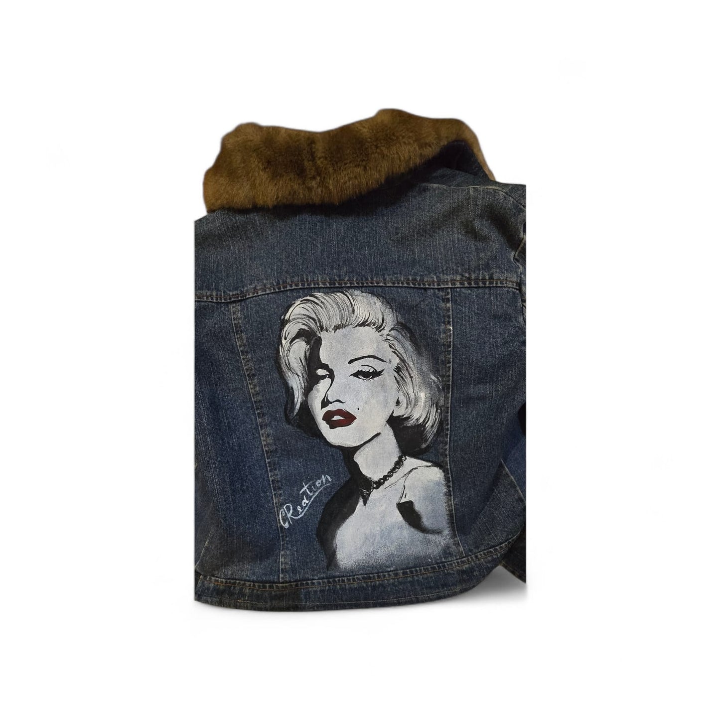 Giacca Dipinta a Mano – Marilyn Monroe (Icona Pop Art)