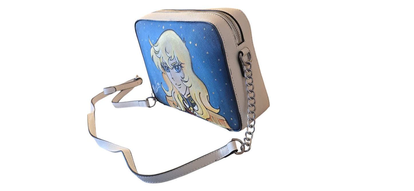 Borsa Dipinta a Mano – Lady Oscar (Le Rose di Versailles)
