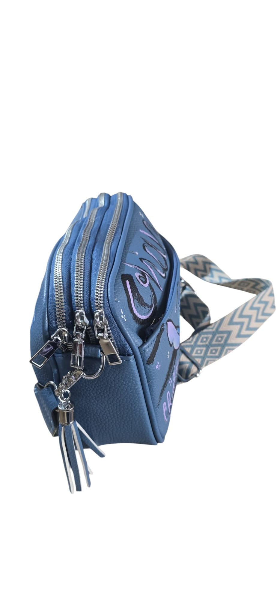 Borsa Dipinta a Mano – Stitch (Ohana)