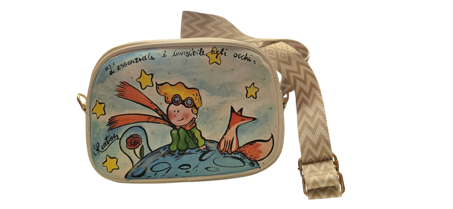 Borsa Dipinta a Mano – Il Piccolo Principe