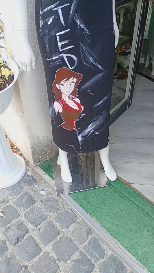 Vestito Dipinto a Mano – Margot / Fujiko Mine (Lupin III)