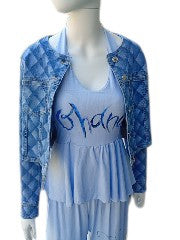 Completo Donna Stitch Ohana Dipinto a Mano | Vestito Completo Personalizzato