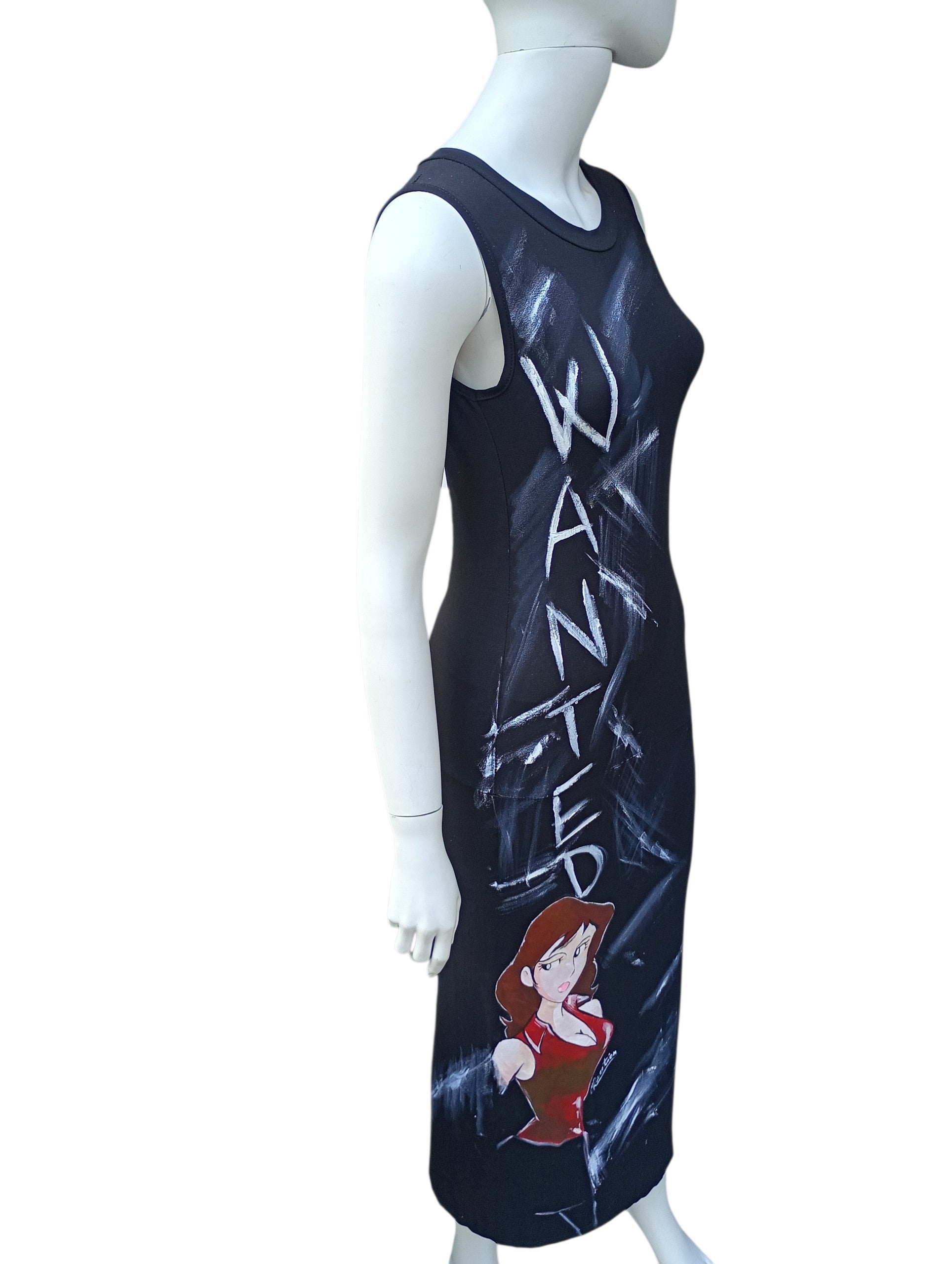 Vestito Dipinto a Mano – Margot / Fujiko Mine (Lupin III) | Abito Taglia Unica Personalizzato, Anime Manga Streetwear, Vestito Donna Artigianale
​Descrizione dell'Inserzione
​Vestito Dipinto a Mano – Margot / Fujiko Mine (Lupin III)
​“