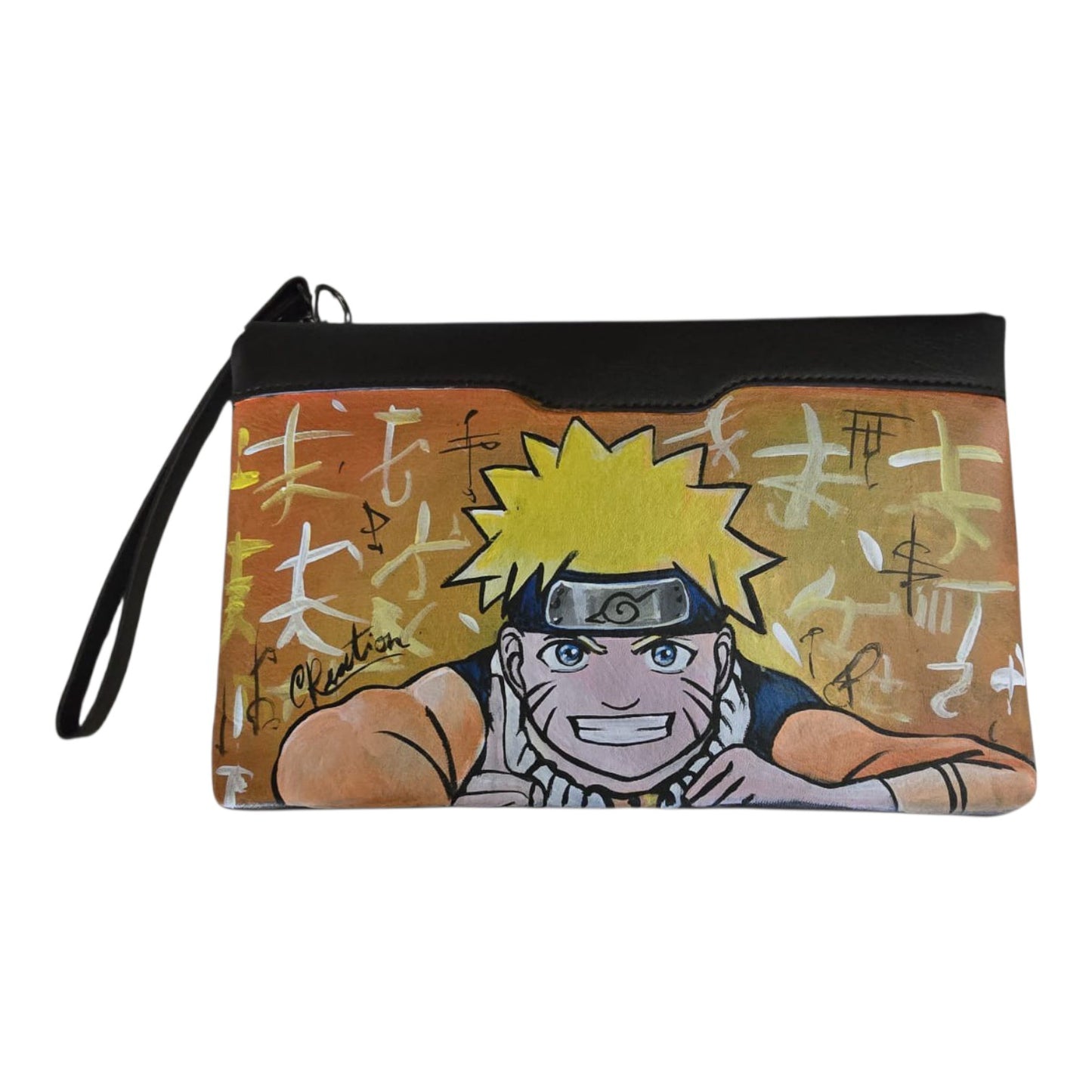Naruto pochette dipinta a mano