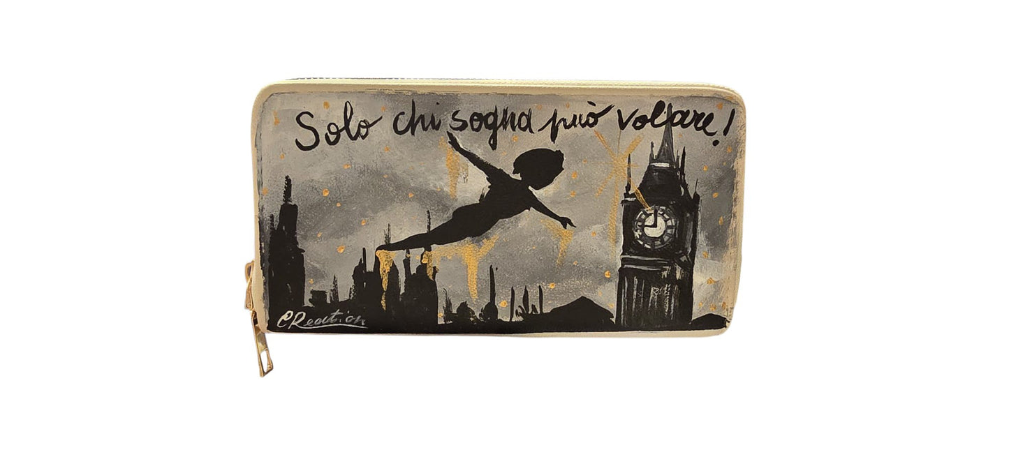 Solo chi sogna può volare dipinto a mano